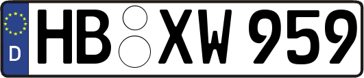 HB-XW959