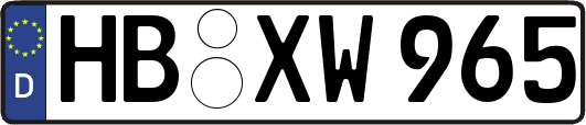 HB-XW965