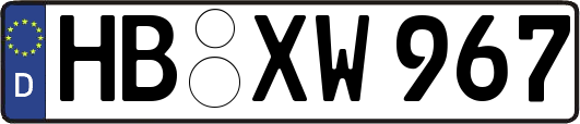 HB-XW967