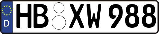 HB-XW988