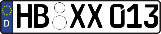 HB-XX013