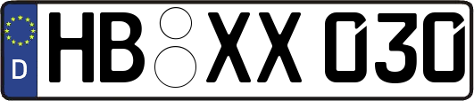 HB-XX030