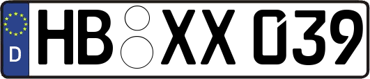 HB-XX039