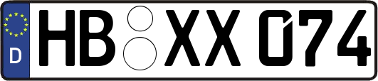 HB-XX074
