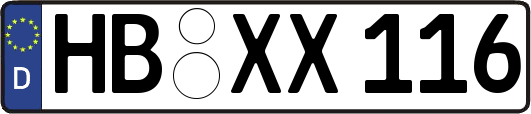 HB-XX116