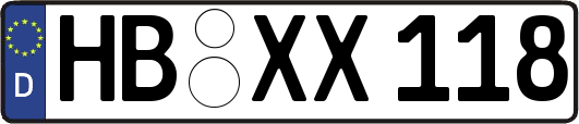 HB-XX118