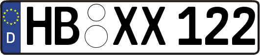 HB-XX122
