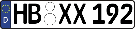 HB-XX192