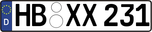 HB-XX231