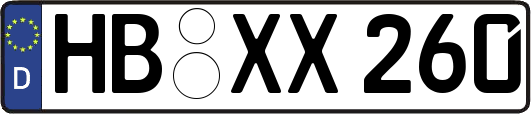 HB-XX260