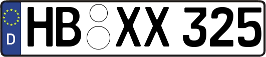 HB-XX325