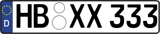 HB-XX333