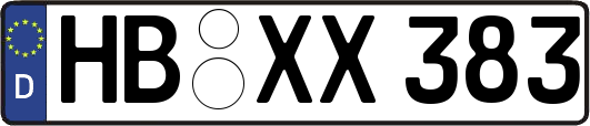 HB-XX383