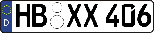 HB-XX406