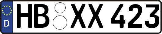 HB-XX423