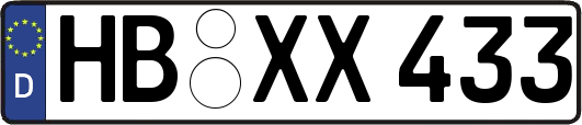 HB-XX433