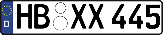 HB-XX445
