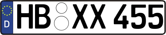 HB-XX455