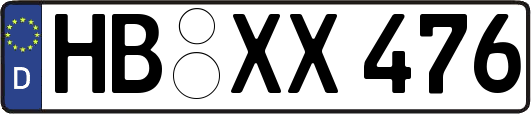 HB-XX476