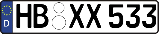 HB-XX533