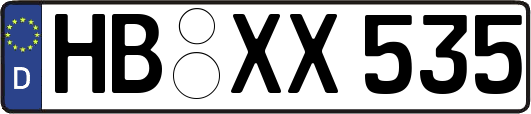 HB-XX535