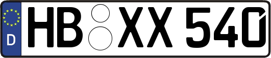 HB-XX540