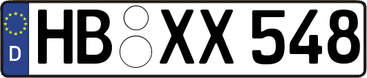 HB-XX548