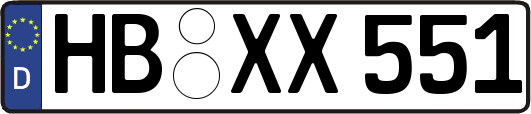 HB-XX551