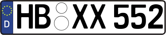 HB-XX552