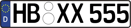 HB-XX555