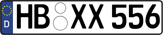 HB-XX556