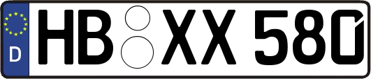 HB-XX580