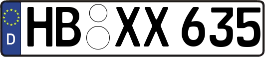 HB-XX635