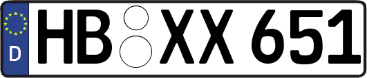 HB-XX651