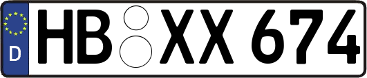 HB-XX674