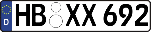 HB-XX692