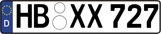 HB-XX727