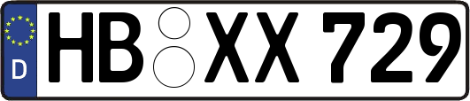 HB-XX729