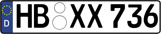 HB-XX736