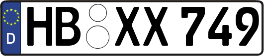 HB-XX749