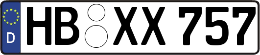 HB-XX757