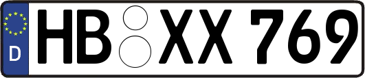 HB-XX769