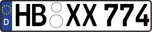 HB-XX774