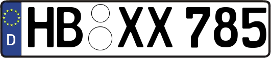 HB-XX785