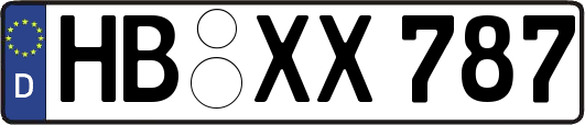 HB-XX787