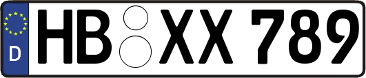 HB-XX789