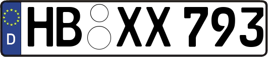 HB-XX793