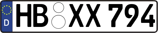 HB-XX794