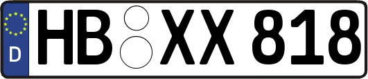 HB-XX818