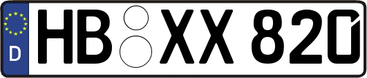 HB-XX820